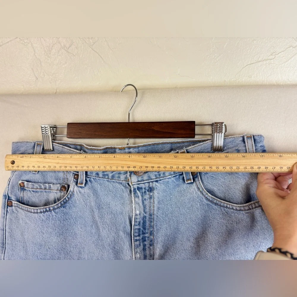 VINTAGE LEVI'S 540 Brown Tag Blue Jean‎ Denim Distressed Relaxed Straight Y2K 38